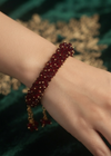 RJ | Maroon Gajra Bracelet - image 3