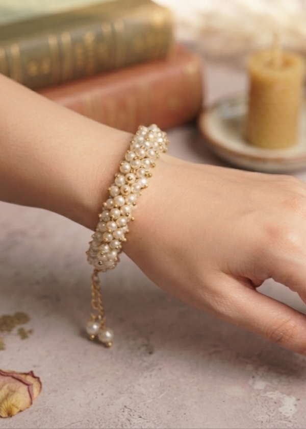 RJ | Pearl Gajra Bracelet - image 3