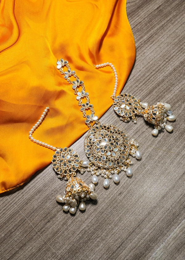 RJ | Rose Golden Set - Pearl white, gold