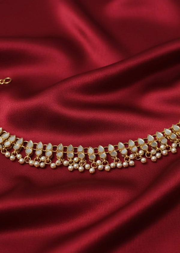 RJ | Pearl Mirror Anklet - image 2