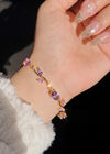 RJ | Crystal Stones Tulip Bracelet - image 2