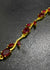 RJ | Ruby Red Crystal Stones Tulip Bracelet - Ruby red