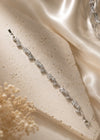 RJ | Silver Crystal Stones Tulip Bracelet - image 2