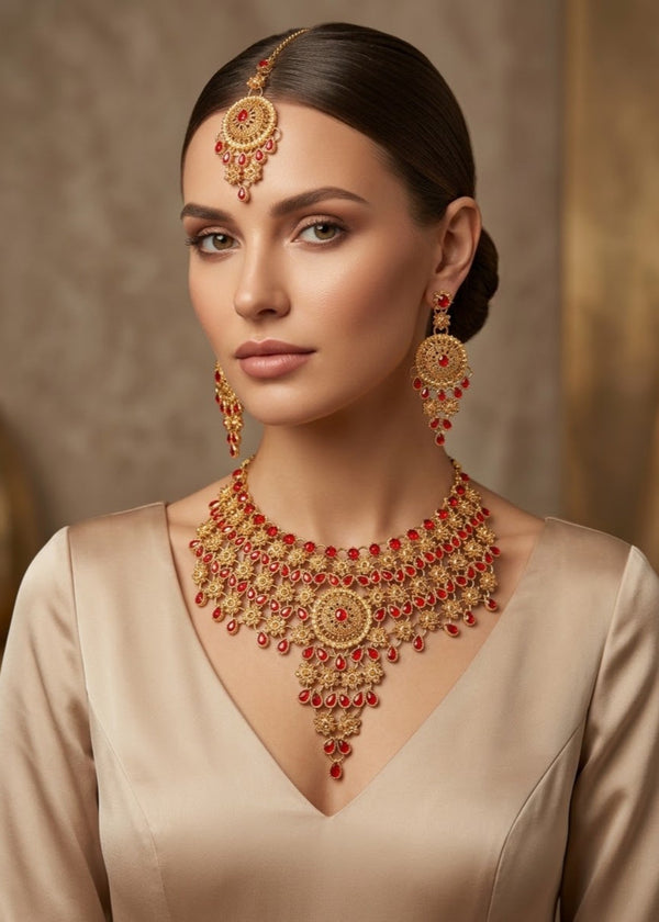 RJ | Red Shahi Set - image 1